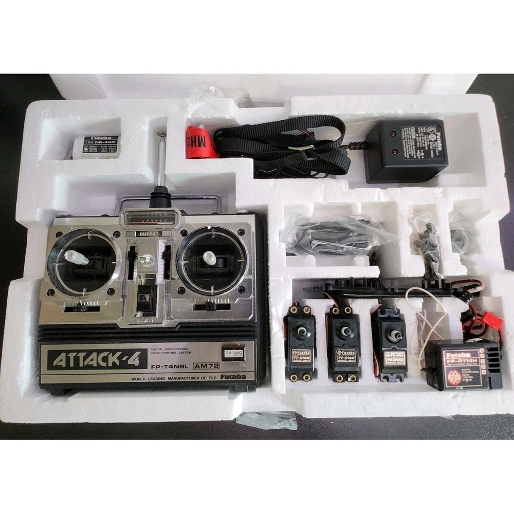 Futaba FP-T4NBL Attack 4 Series Transmitter AM 75 Remote Control System